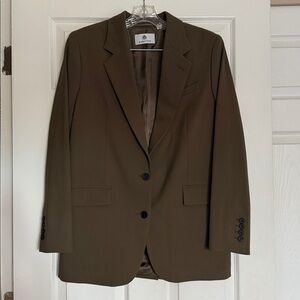 Aritzia Babaton Agency Shitake Oversized Blazer XS